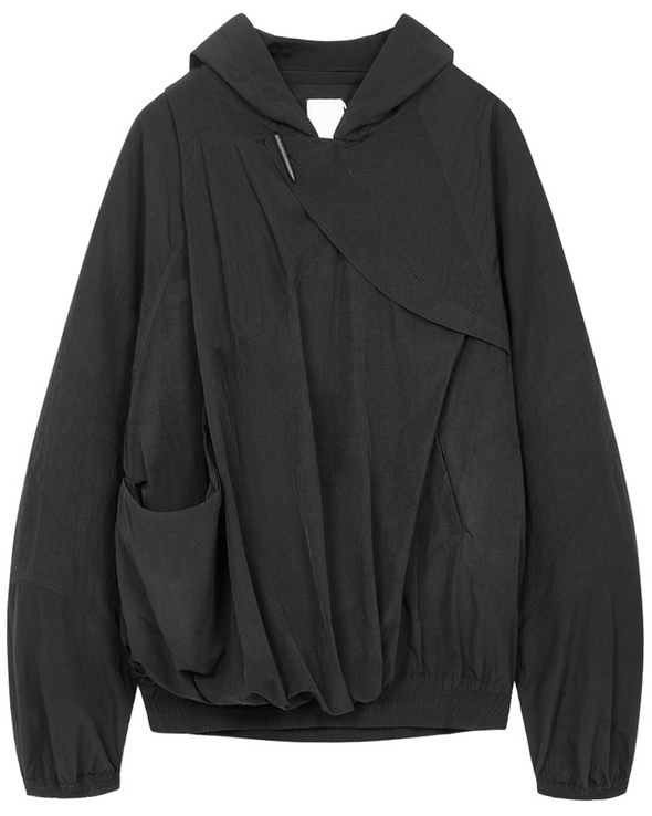 NYLON CIRCLE JACKET (BLACK)