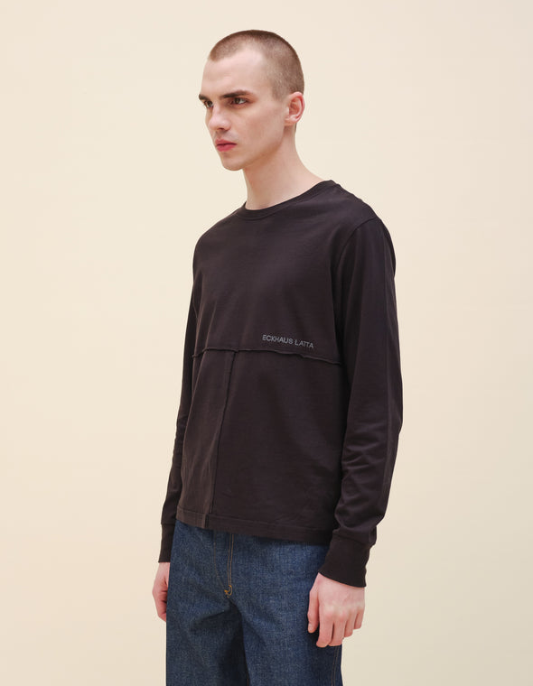 LAPPED LONG SLEEVE (BLACK)