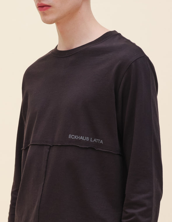 LAPPED LONG SLEEVE (BLACK)