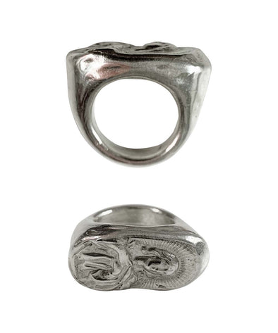 ONKALO JEWELLERY - OUR LADY OF THE SOLID SILVER SIGNET (SILVER)